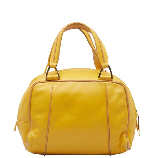 228 43776 3 LOEWE Anagram Mini Handbag Yellow Leather