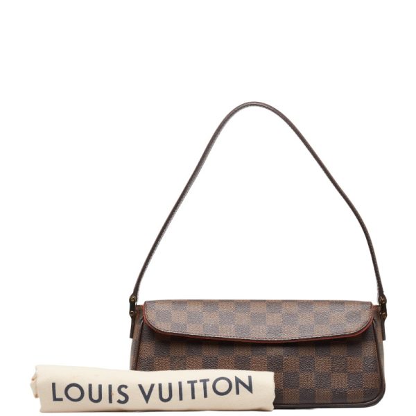 228 48030 10 Louis Vuitton Damier Recoleta Shoulder Bag Brown