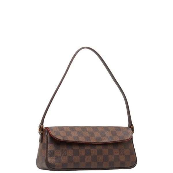 228 48030 2 Louis Vuitton Damier Recoleta Shoulder Bag Brown