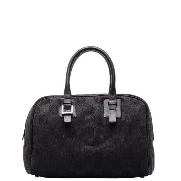 228 48049 1 LOEWE Anagram All Over Pattern Handbag Mini Bag Black