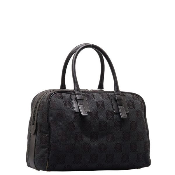 228 48049 2 LOEWE Anagram All Over Pattern Handbag Mini Bag Black