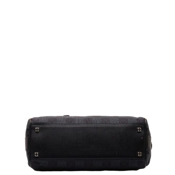 228 48049 4 LOEWE Anagram All Over Pattern Handbag Mini Bag Black