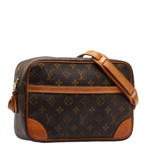 228 48090 2 Louis Vuitton Monogram Trocadero 27 M51274 Brown