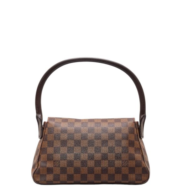 228 48178 3 Louis Vuitton Damier Mini Looping Special Order Handbag Shoulder Bag N51148 Brown PVC Leather