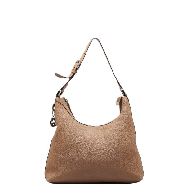 228 48183 1 Gucci Interlocking G Shoulder Bag Beige Leather