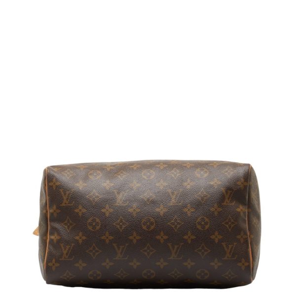 228 48734 4 Louis Vuitton Monogram Speedy 30 Handbag M41526 Brown