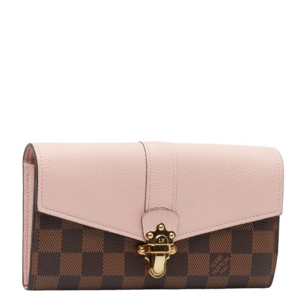 228 48738 2 Louis Vuitton Portefeuille Clapton Wallet N64447 Magnolia Pink