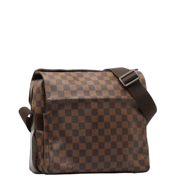 228 48744 2 Louis Vuitton Damier Naviglio Shoulder Bag N45255 Brown