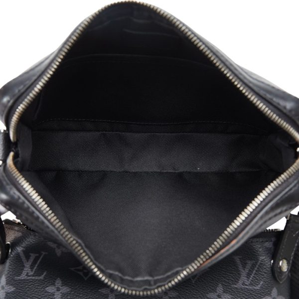 228 48804 8 Louis Vuitton Eclipse Reverse Trio Messenger Shoulder Bag Black