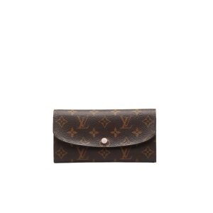 228 51909 1 Louis Vuitton Monogram Zippy Organizer Round Zipper Long Wallet Brown