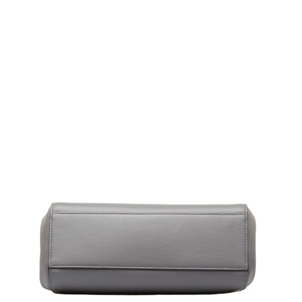 228 51911 4 Gucci Bamboo Nimfair Small Handbag Gray Leather