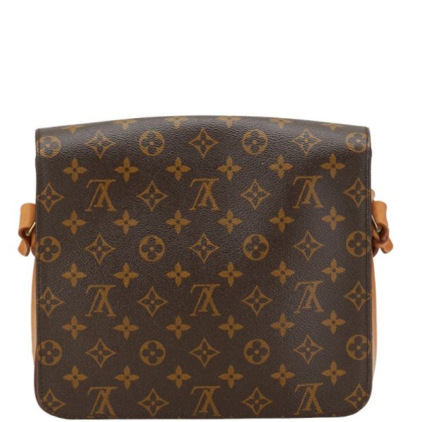 228 54030 3 Louis Vuitton Monogram Cartesier GM Shoulder Bag M51252 Brown