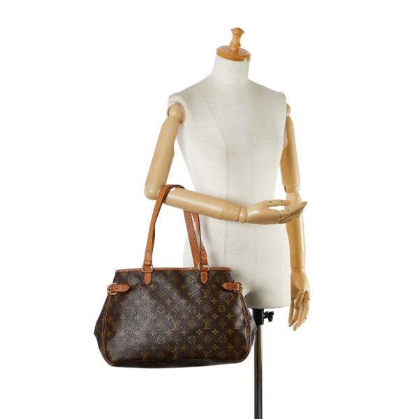 228 54031 9 Louis Vuitton Monogram Batignolles Shoulder Bag M51154 Brown