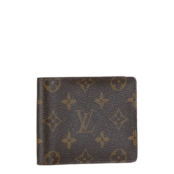 228 56809 2 Louis Vuitton Portefeuille Multiple Wallet M60895 Brown