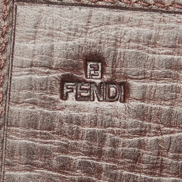 228 56854 7 Fendi Zucca Long Wallet Brown Canvas