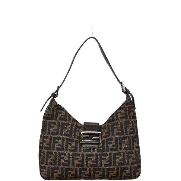 228 56975 1 FENDI Zucca One Shoulder Bag Brown