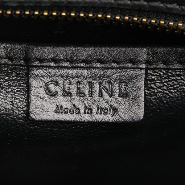 228 56983 9 CELINE Luggage Nano Shopper Shoulder Bag Black