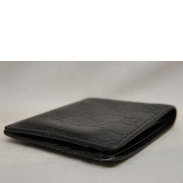 22919 3 Gucci Guccisima Bifold Wallet Black