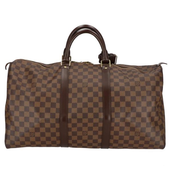 22929 2 Louis Vuitton Keepall 50 Damier Duffel Bag Brown