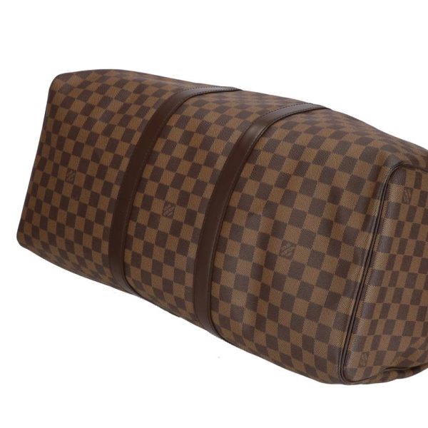 22929 3 Louis Vuitton Keepall 50 Damier Duffel Bag Brown