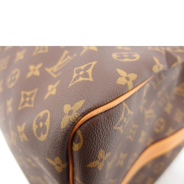 22934 7 Louis Vuitton Keepall Bandouliere Monogram Duffle Bag Brown