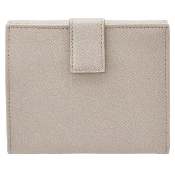 22c87700070478 2 Ferragamo Gancini Bifold Mini Wallet Pass Case Ivory