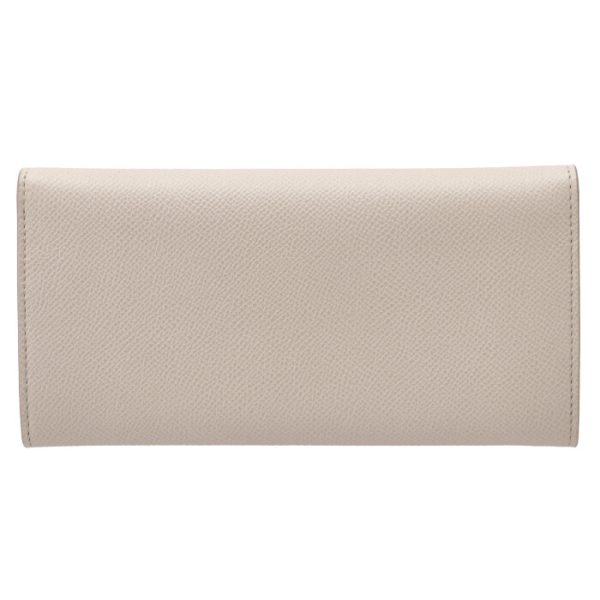 22d15000070478 2 Ferragamo Gancini Flap Wallet Ivory