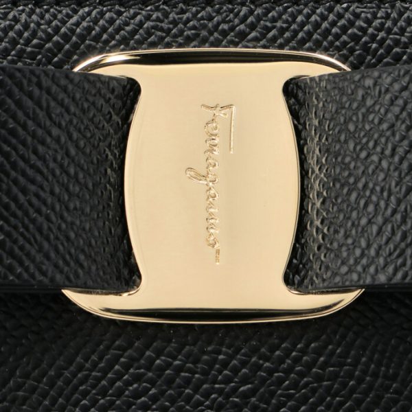 22d28800070010 3 Ferragamo Vara Coin Purse Black