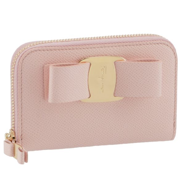 22d28800070497 Ferragamo Vara Coin Purse Pink