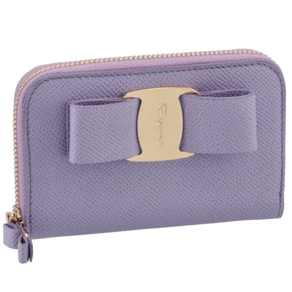 22d28800070515 Ferragamo Vara Coin Purse Purple