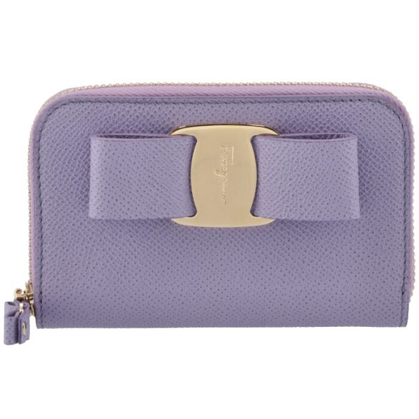 22d28800070515 1 Ferragamo Vara Coin Purse Purple