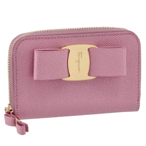 22d28800070533 Ferragamo Vara Coin Purse Pink