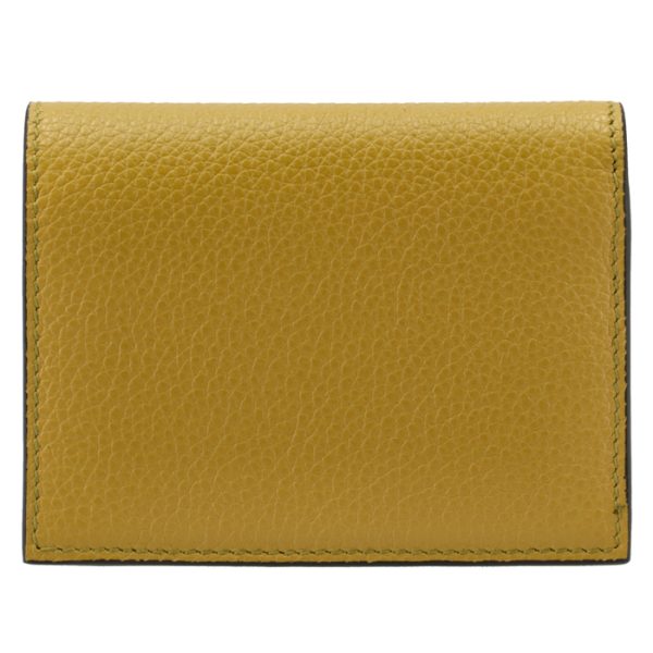 22d51400010501 2 Ferragamo Gancini Bifold Wallet Yellow