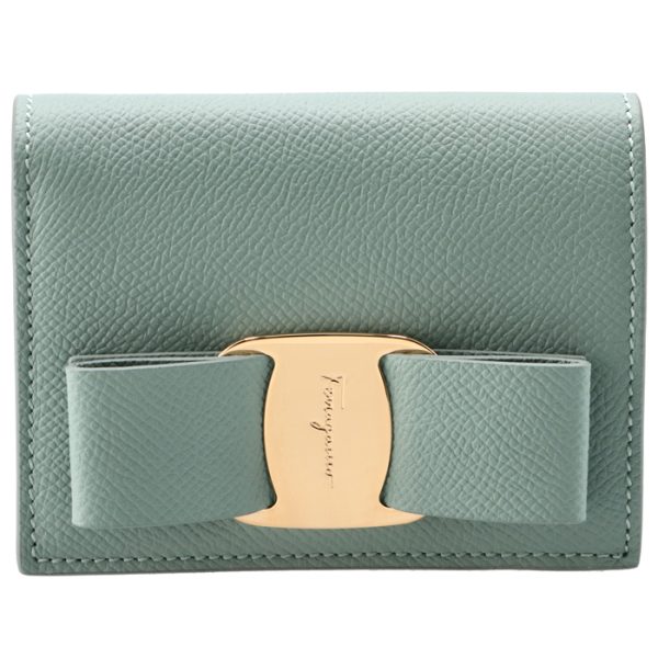 22d5150001 1 Ferragamo New Vara Ribbon Bifold Mini Wallet