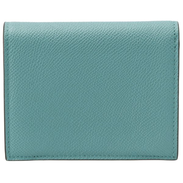 22d78000070444 2 Ferragamo Gancini Bifold Mini Wallet Blue