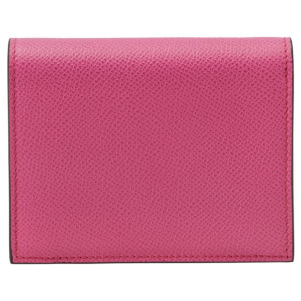 22d78000070534 2 Ferragamo Gancini Bifold Mini Wallet Pink