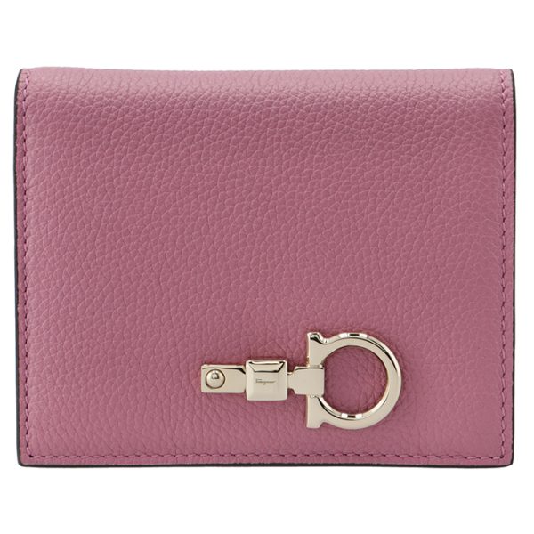 22e03200010510 1 Ferragamo Studio Bifold Mini Wallet Lilac