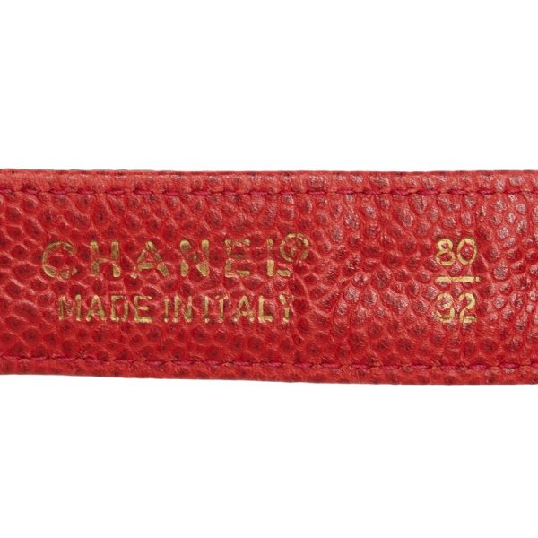 230 46763 11 CHANEL Bicolore Waist Bag Red Caviar Skin