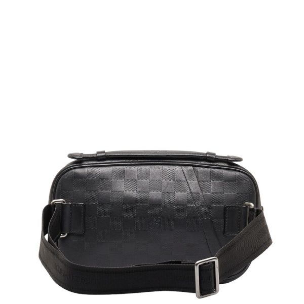 230 46767 3 Louis Vuitton Damier Infini Umbrella Body Bag Black Onyx