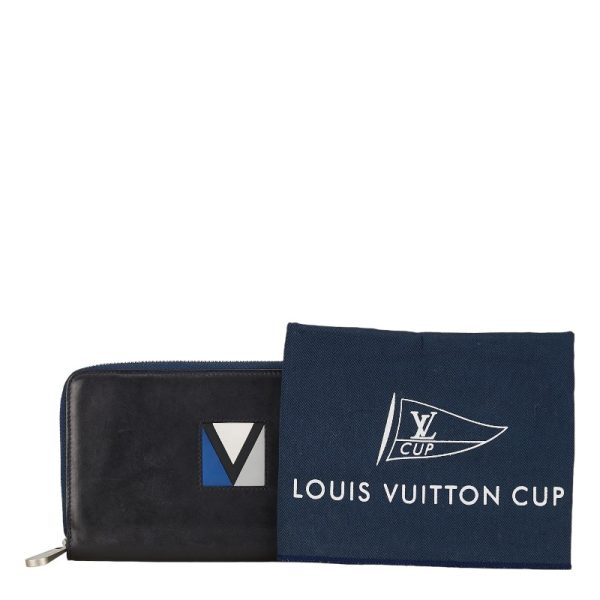 230 55027 12 Louis Vuitton LV Cup Zippy Organizer Long Wallet M80709 Black