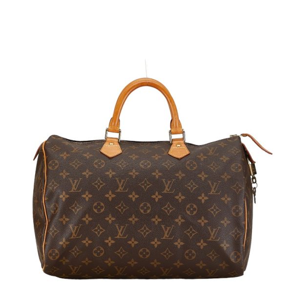 230 55036 1 Louis Vuitton Monogram Speedy 35 Handbag M41524 Brown