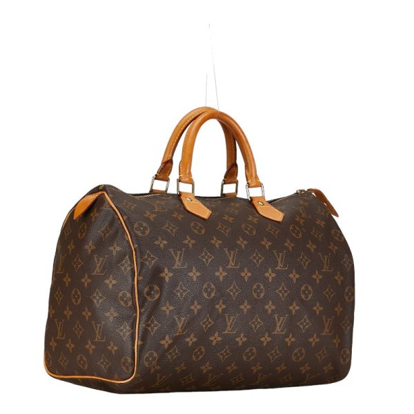 230 55036 2 Louis Vuitton Monogram Speedy 35 Handbag M41524 Brown