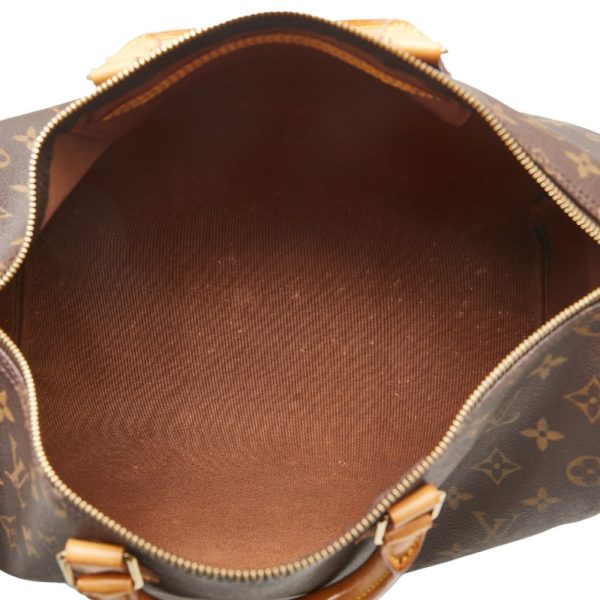 230 55036 7 Louis Vuitton Monogram Speedy 35 Handbag M41524 Brown