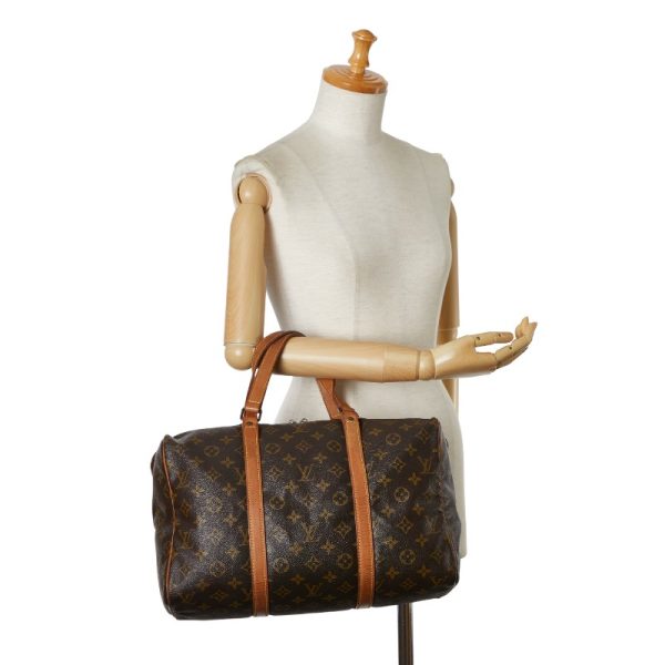 230 55045 10 Louis Vuitton Monogram Saxouple 35 M41626 Brown