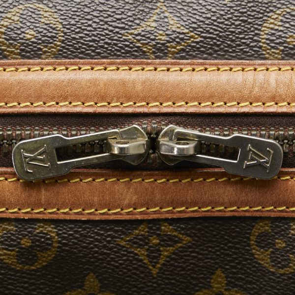 230 55045 7 Louis Vuitton Monogram Saxouple 35 M41626 Brown