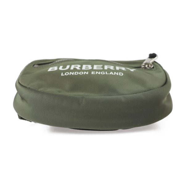 2301023002007 4 Burberry Cannon Nylon Waist Bag Green