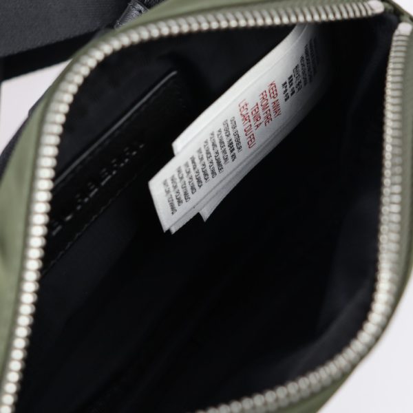 2301023002007 9 Burberry Cannon Nylon Waist Bag Green