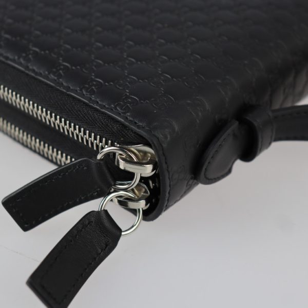 2301033002014 5 Gucci Travel Document Case Micro Bag Black