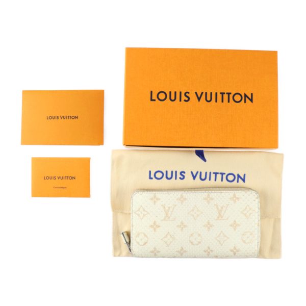 2301063007013 10 Louis Vuitton Zippy Long Wallet Python White