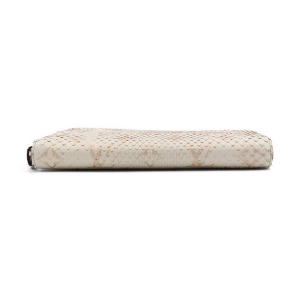 2301063007013 4 Louis Vuitton Zippy Long Wallet Python White